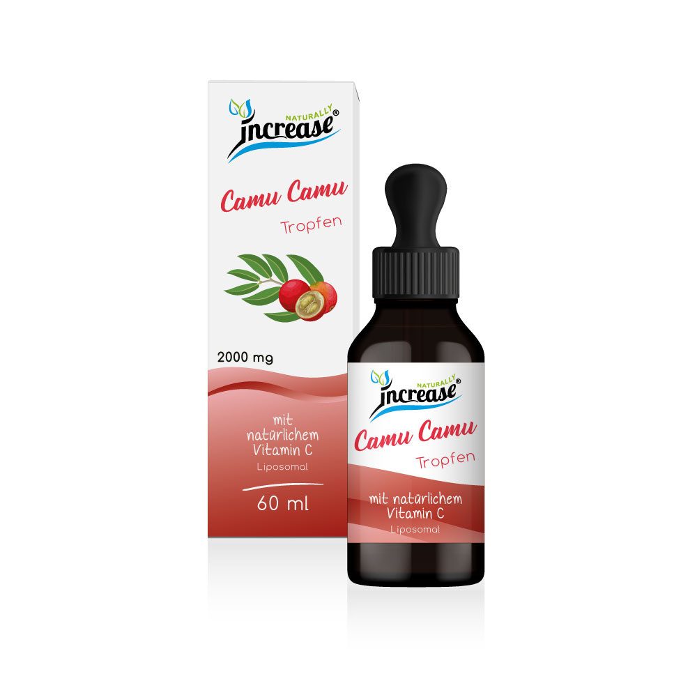 increase NATURALLY Liposomales Camu Camu mit 2000mg Vitamin C pro Tag Tropfen, 60 ml