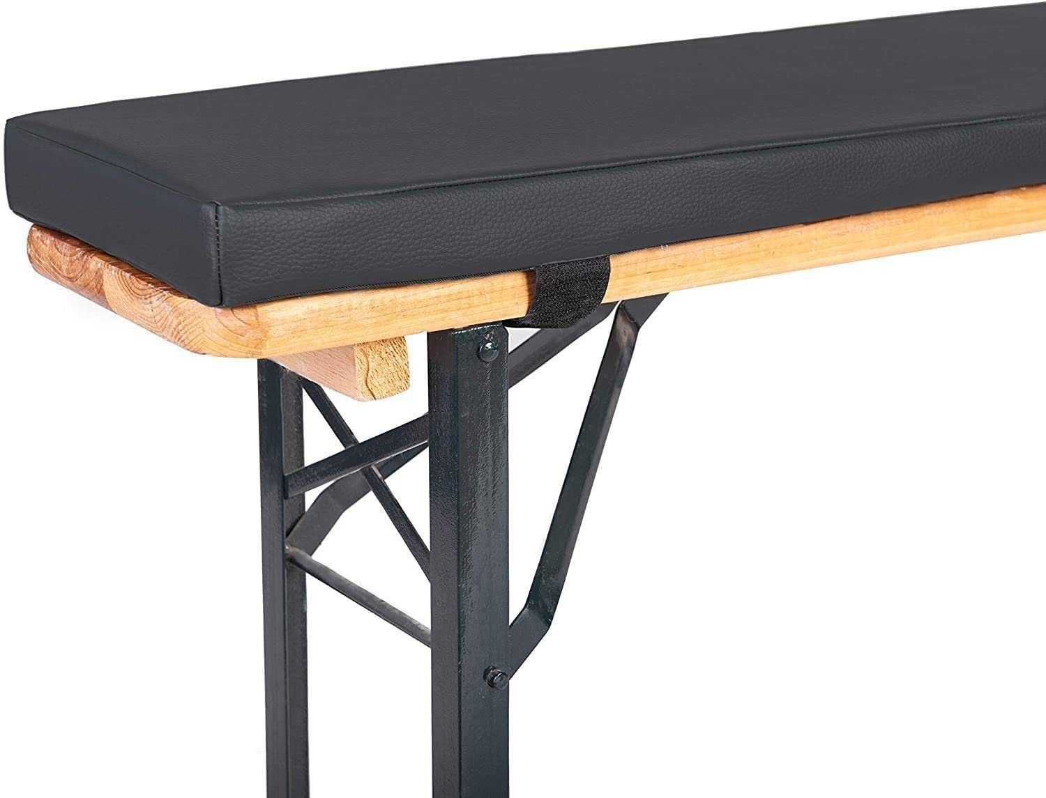 TexDeko Bankauflage mit Reißverschluss und Polsterung zum selber Aufziehen XL, (1 St), 180x25x4cm, waschbar & pflegeleicht