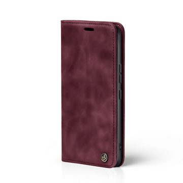 Tec-Expert Handyhülle Tasche Hülle für Xiaomi 12 Lite, Cover Klapphülle Case mit Kartenfach Fliphülle aufstellbar