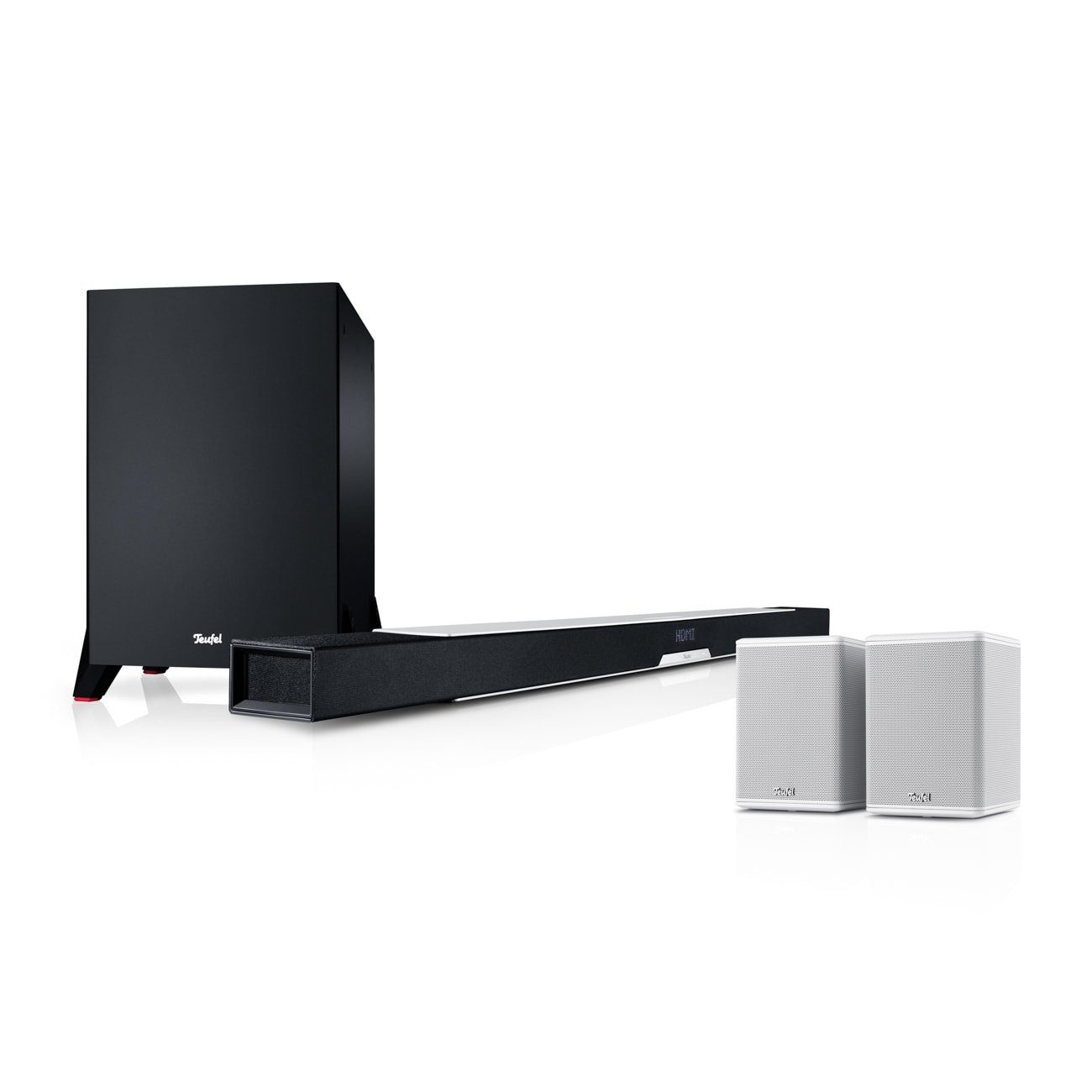 Teufel CINEBAR LUX Surround Ambition "5.1-Set" Soundbar (Bluetooth, 150 W, Internetradio, Sleeptimer)