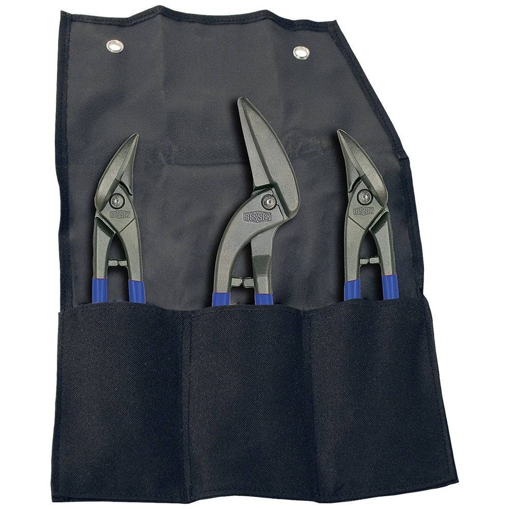 Blechschere Scheren-Set in Rolltasche