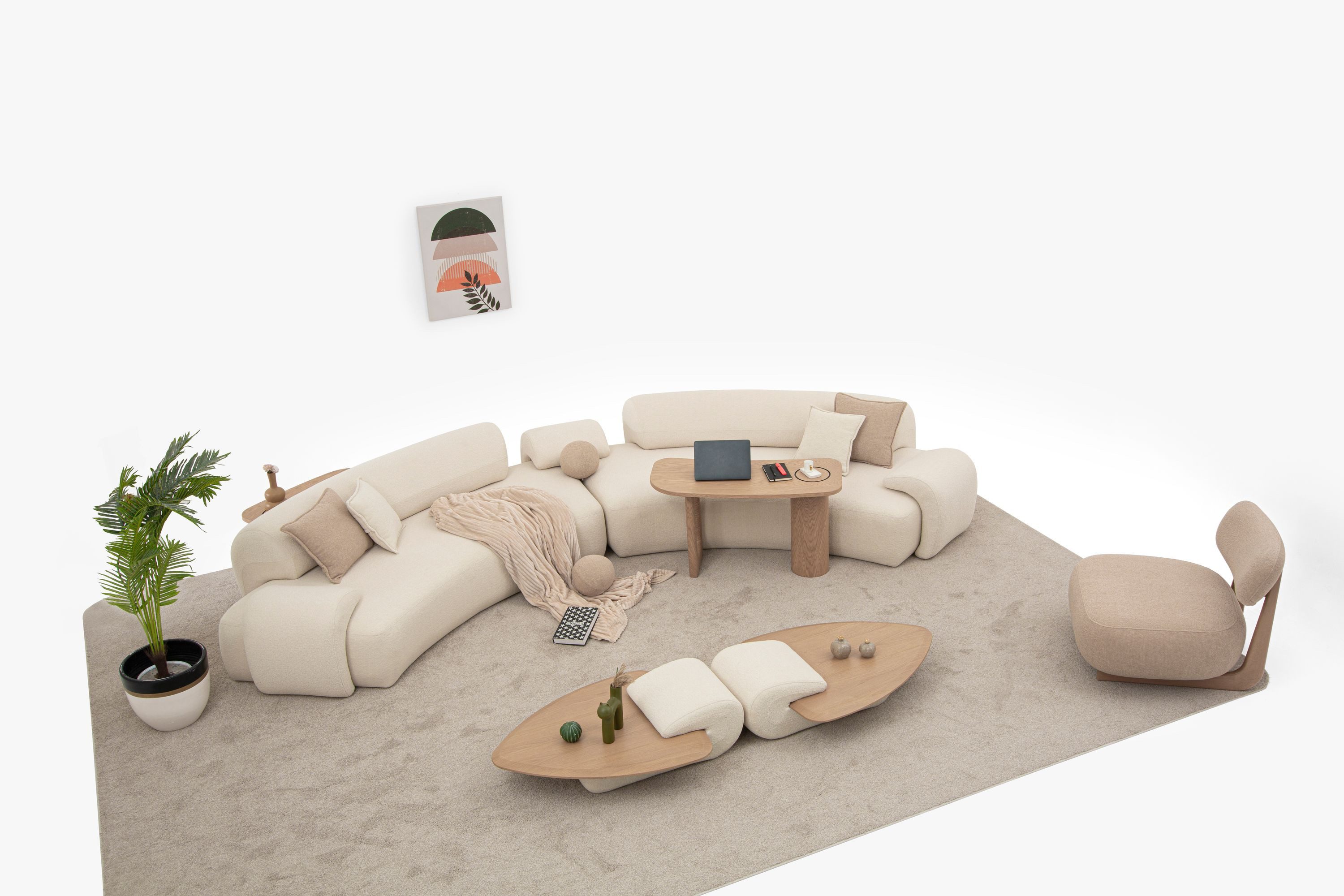 Nobelaa Ecksofa Ecksofa "Olympia" + Sessel