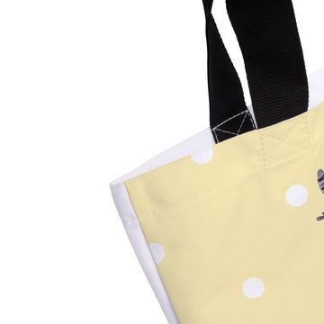 Mr. & Mrs. Panda Shopper Hummel flauschig - Gelb Pastell - Geschenk, lustige Sprüche, Tiermoti (1-tlg), Einzigartige Designs