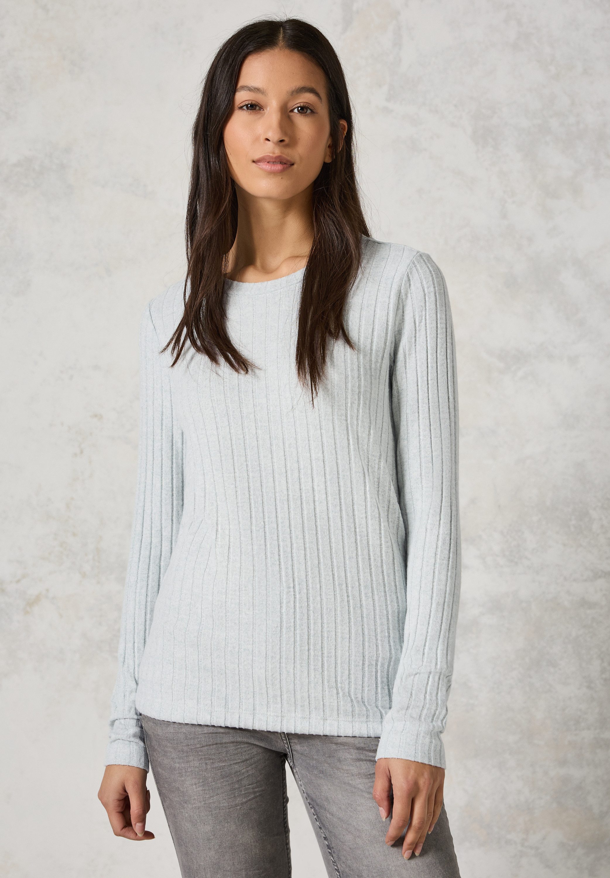 Cecil Langarmshirt, mit Tunnelzug am Saum günstig online kaufen
