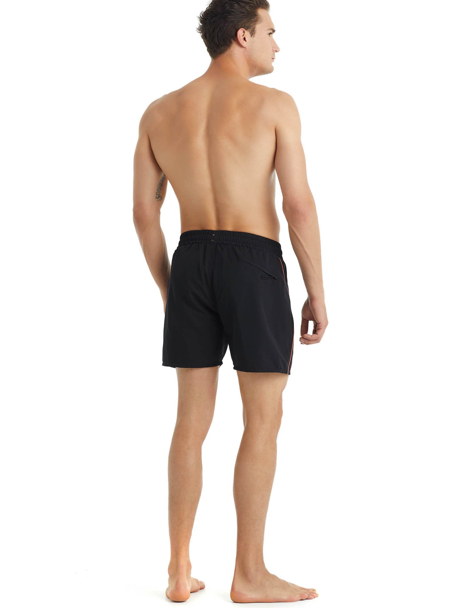 BlackSpade Badeshorts Medium mit kurzem Bein locker geschnittene Schwimmhose