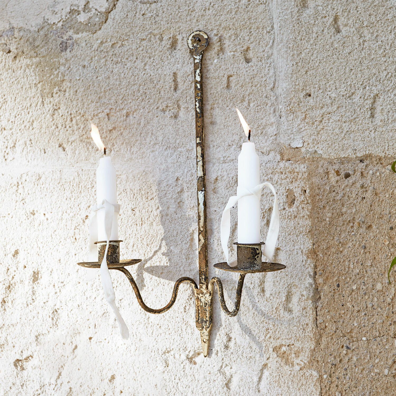 Mirabeau Kerzenständer Wandkerzenhalter Gaétan antikschwarz günstig online kaufen