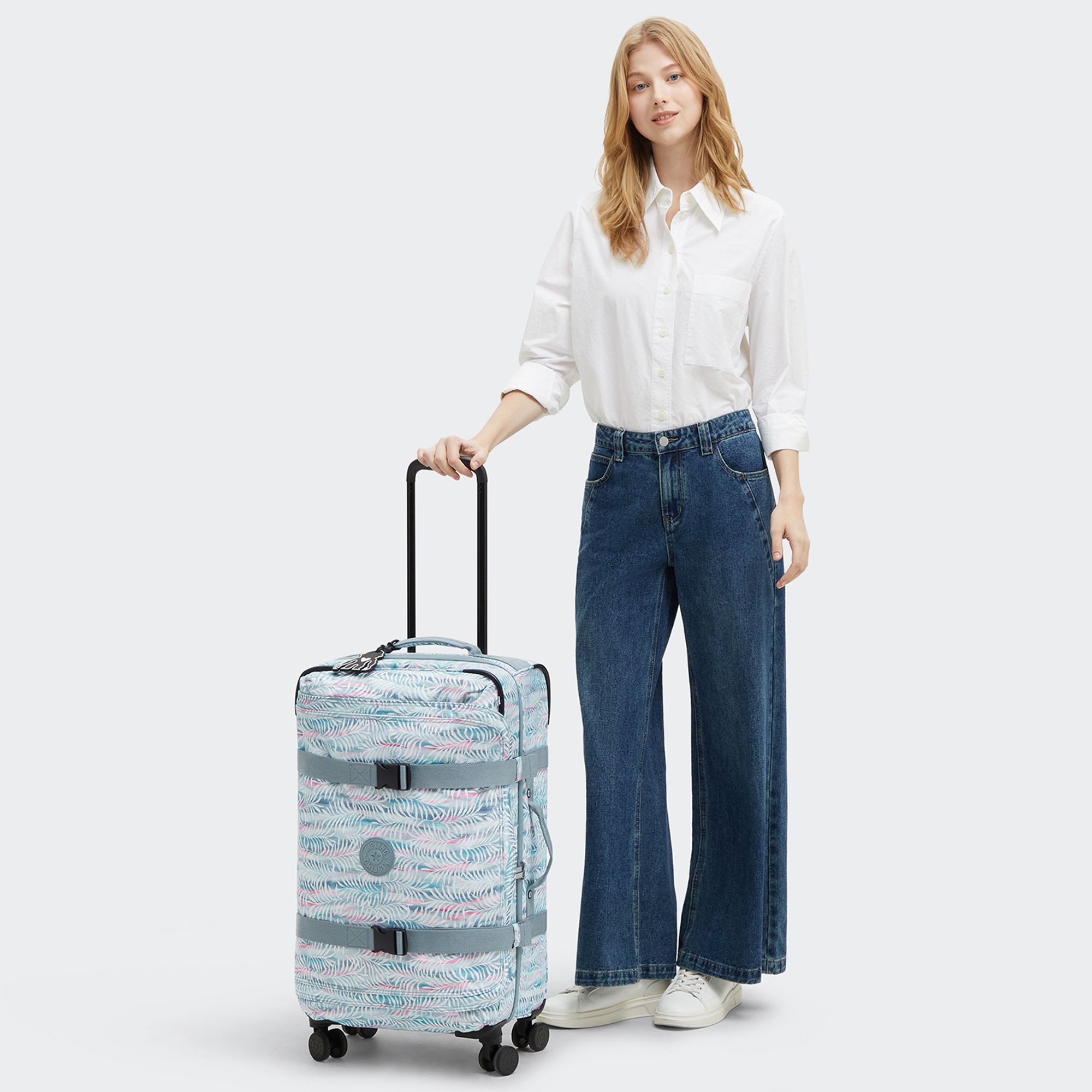 KIPLING Weichgepäck-Trolley Basic Prt, 4 Rollen, Polyester
