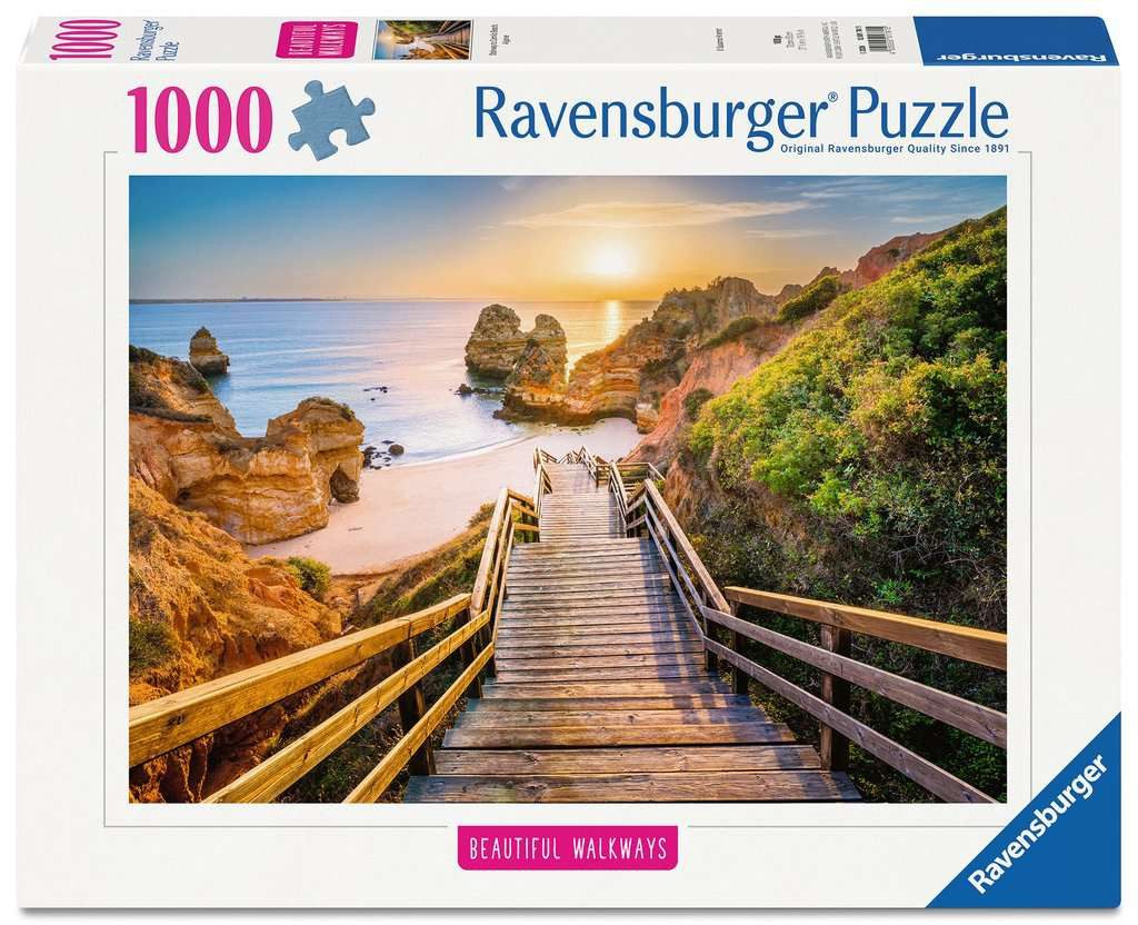 Ravensburger Verlag GmbH Puzzle Holztreppe zum Praio do Camillo – 1000 Teile Puzzle von Ravensburger, 1000 Puzzleteile