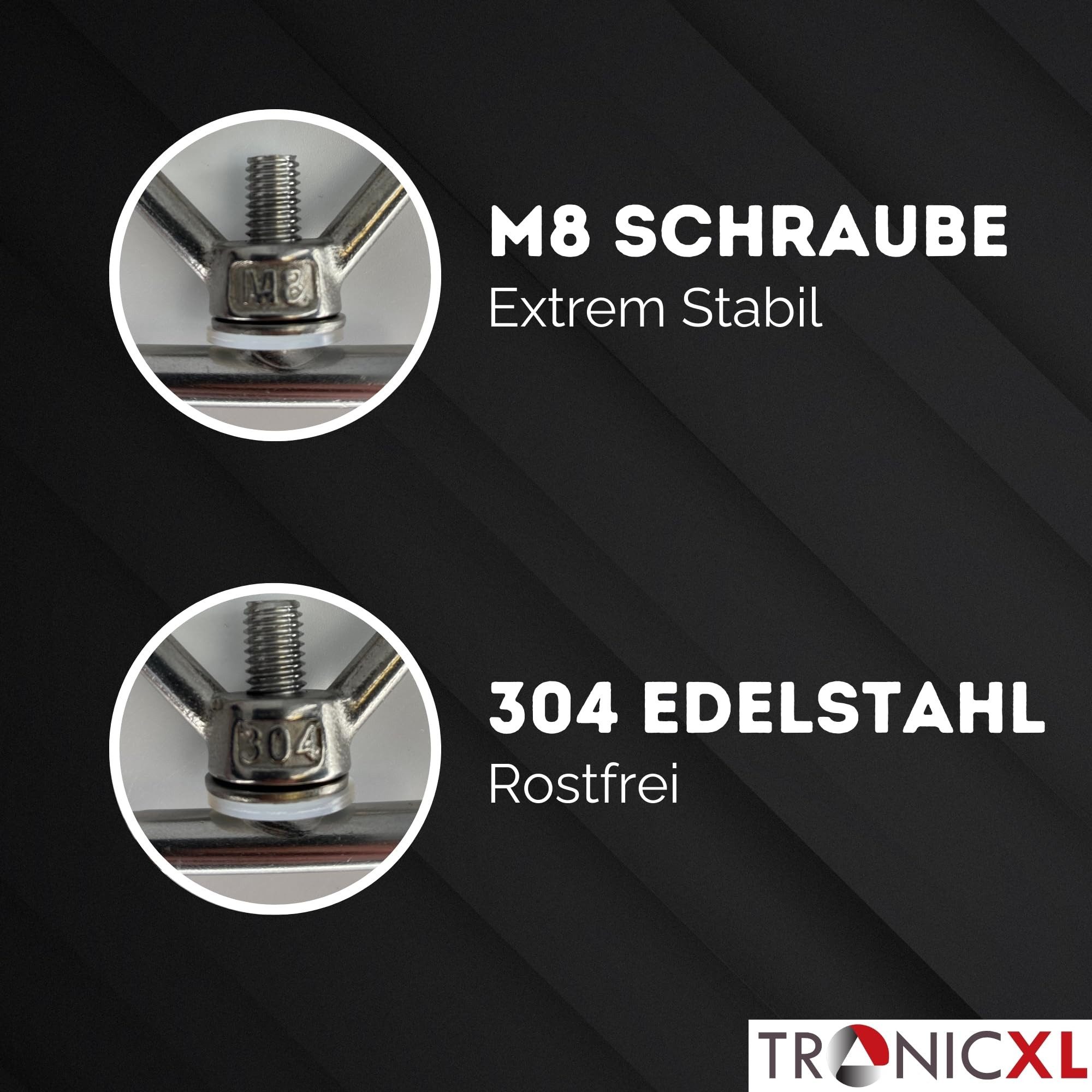 TronicXL Öse 4 Zurrösen Schienen Abdeckungen für Mercedes Benz Vito W447 Viano W639 (Ersatzteile Kofferraum, 4-St., Auto Sprinter Zubehör), Ladungssicherung Befestigung Zubehör Camping Ausbau