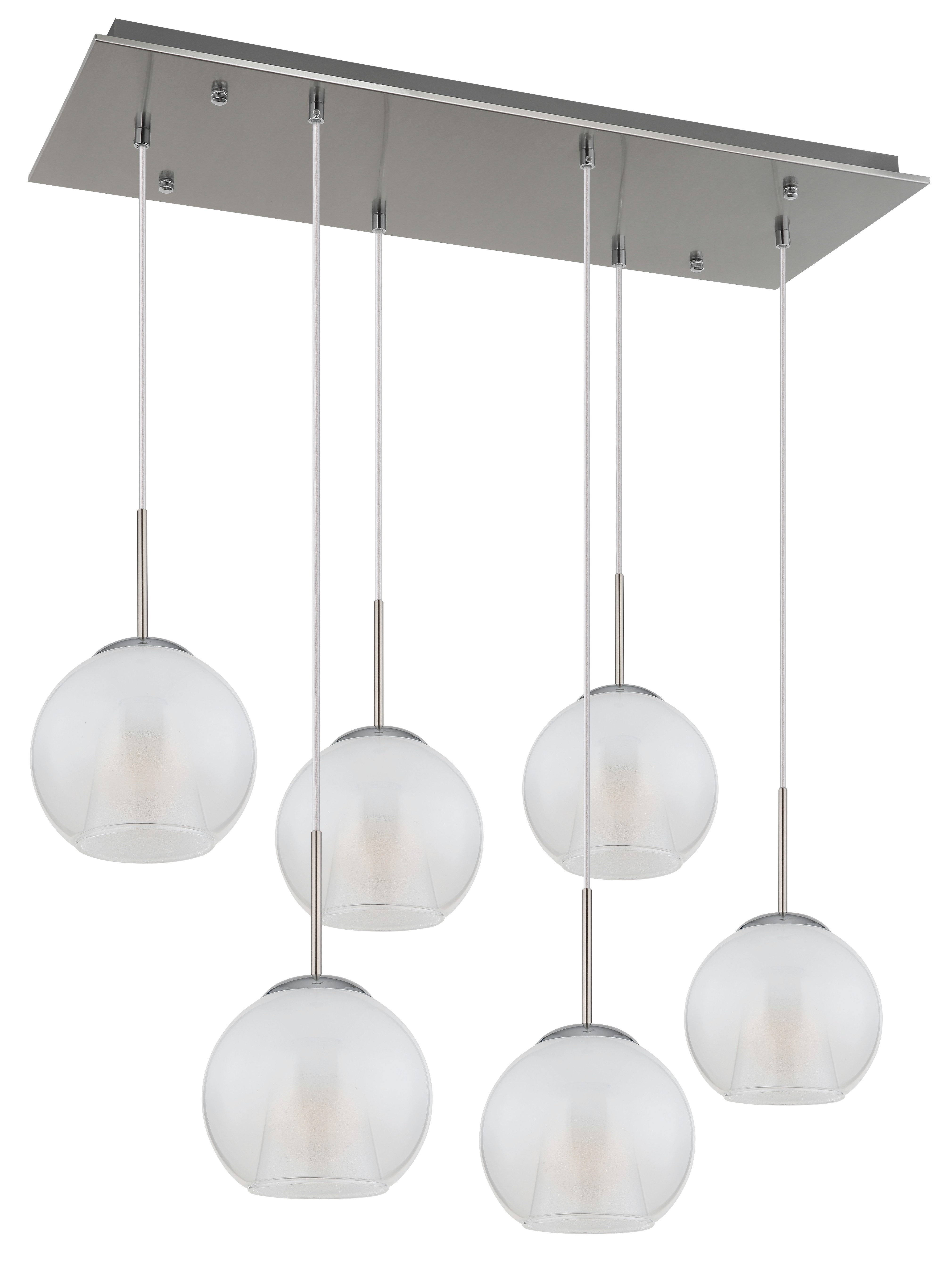 GLOBO LIGHTING Hängeleuchte BARRY, ohne Leuchtmittel, Hängelampe/Pendelleuchte/Esszimmer/Wohnzimmer/Esstisch