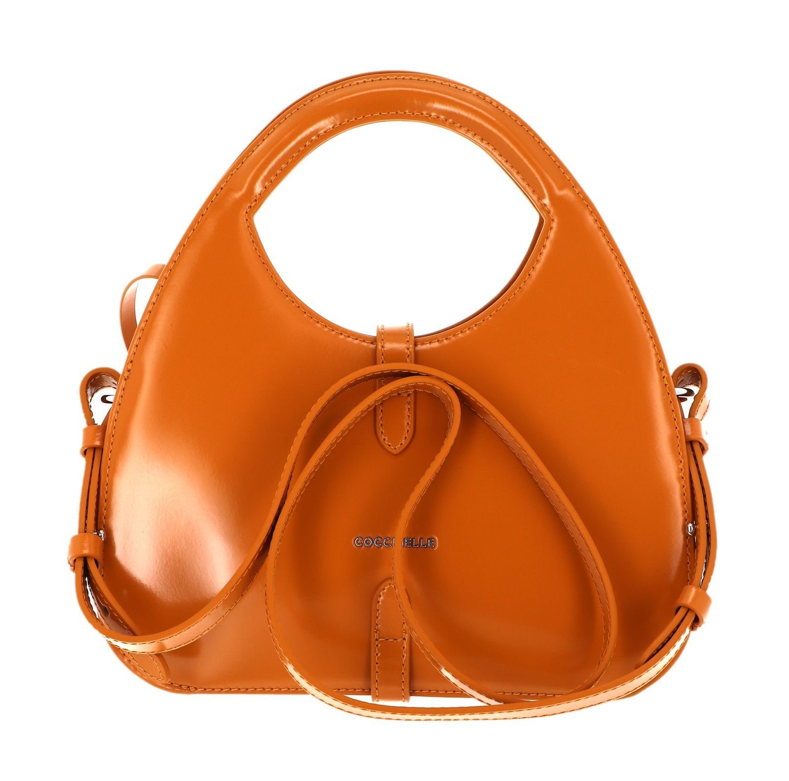 COCCINELLE Handtasche Shiny Handbag (Set, 2-tlg), aus echtem Rindsleder
