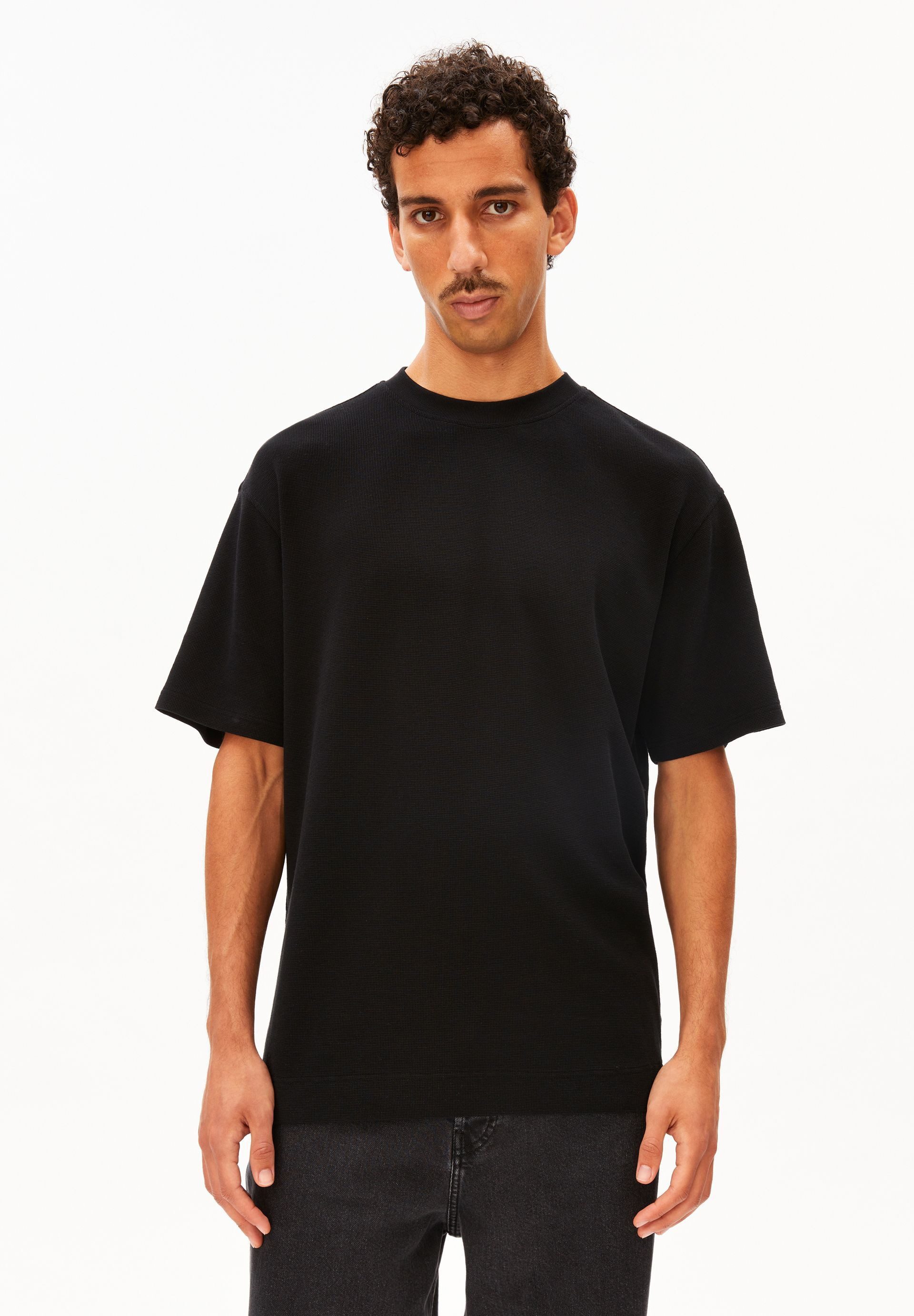 T-Shirt MAARKOS WAFFLE T-Shirt aus Bio-Baumwolle
