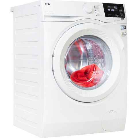 AEG Waschmaschine 6000 LR6F60400, 10 kg, 1400 U/min, ProSense® Mengenautomatik​ - spart bis 40% Zeit, Wasser und Energie