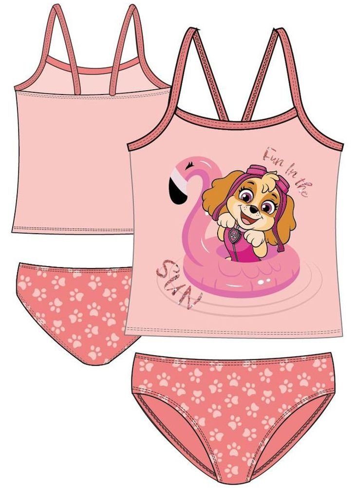 PAW PATROL Badeanzug Paw Patrol Mädchen Bade Set 2 Teiler Badeanzug