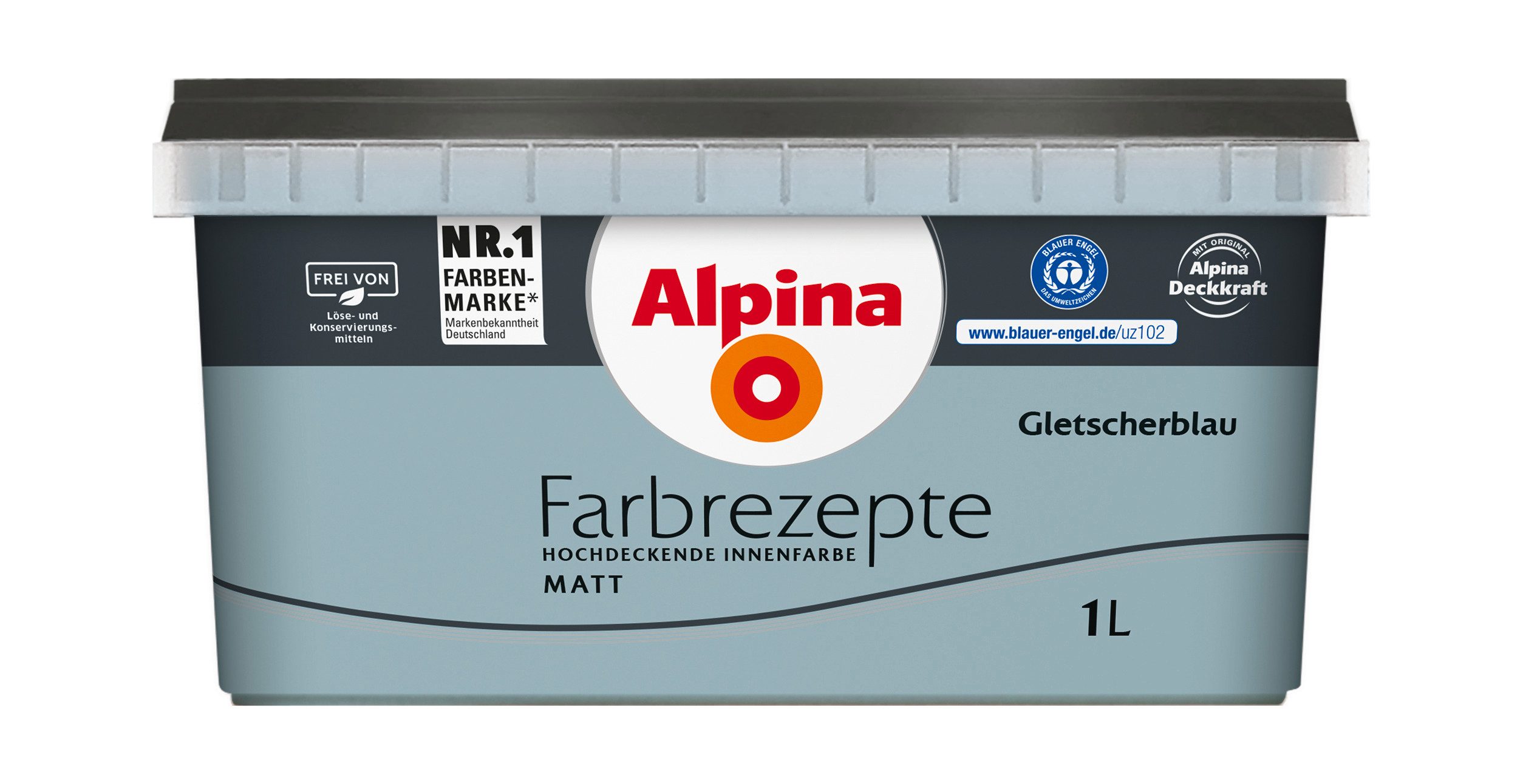 Alpina Wandfarbe Alpina Farbrezepte: einfach erholt - Grün- & Grautöne