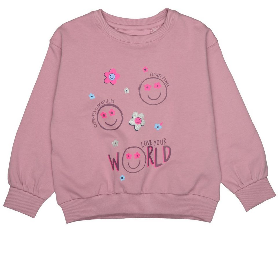 STACCATO Sweatshirt Sweatshirt mit Prints und Wordings - Dark Rose