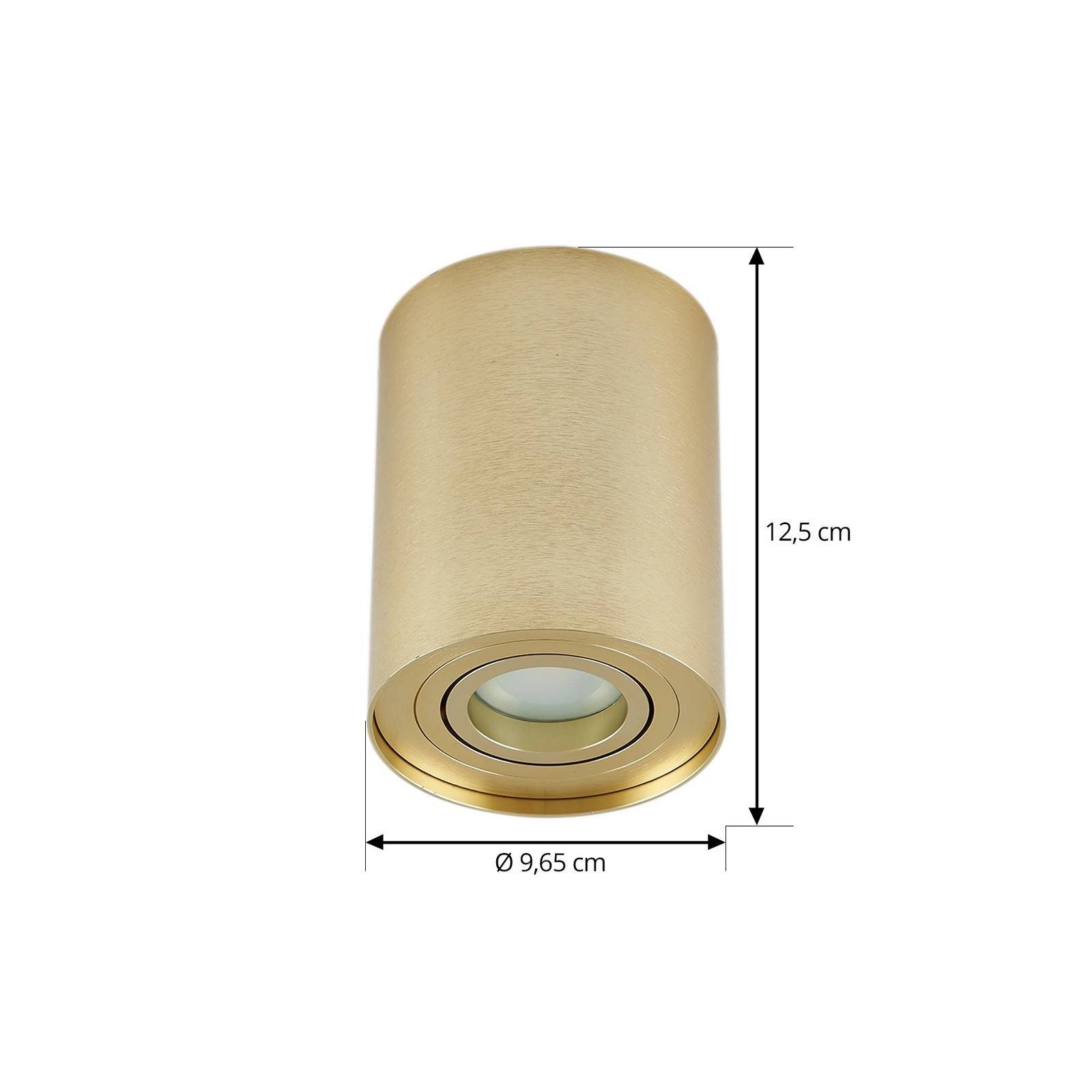 Arcchio Deckenstrahler Jolina, Metall, Gold / Messing IP20, 1 x 10 W LED