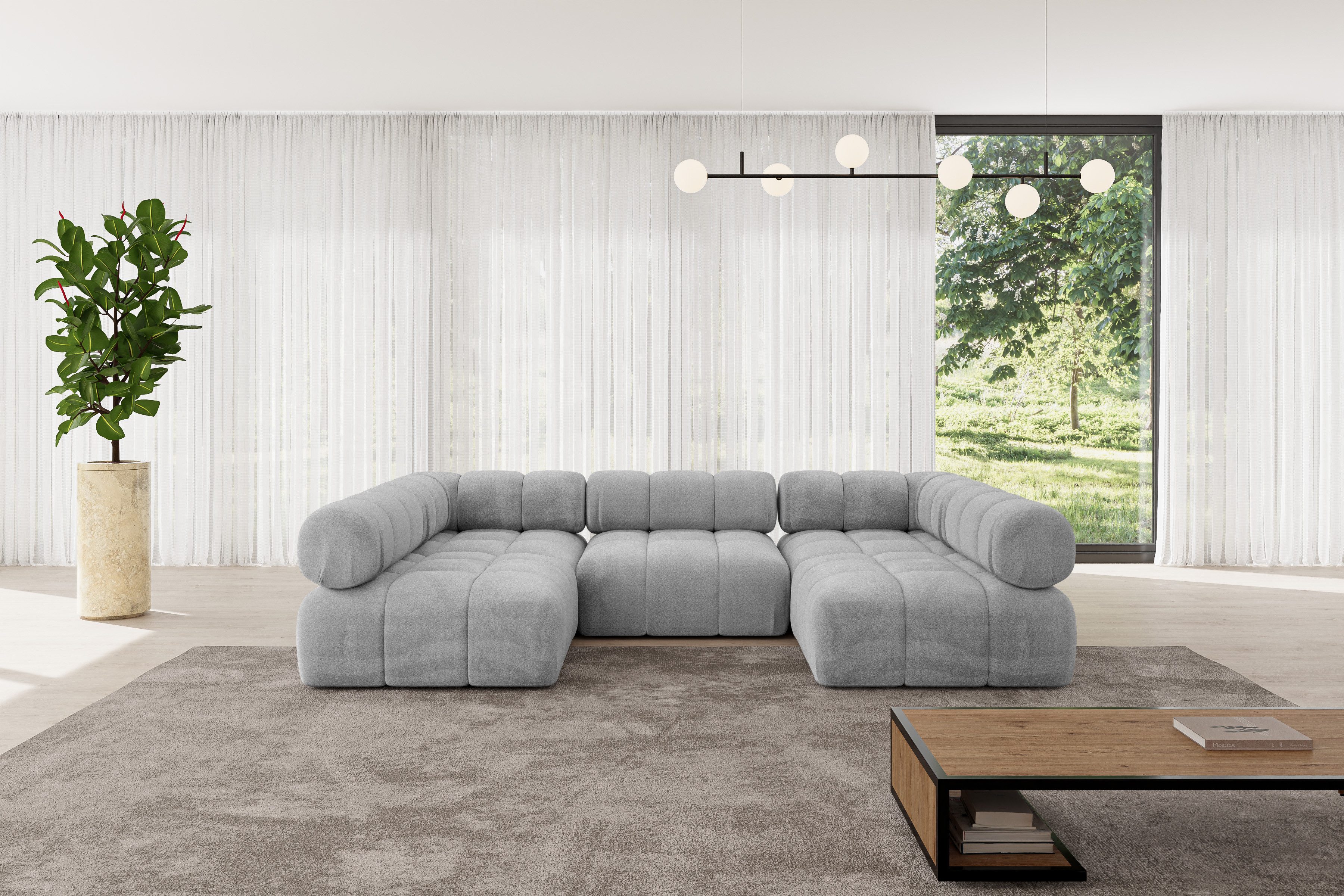 ALTDECOR Wohnlandschaft Garvo-U1, Corner Sofa U-Form günstig online kaufen
