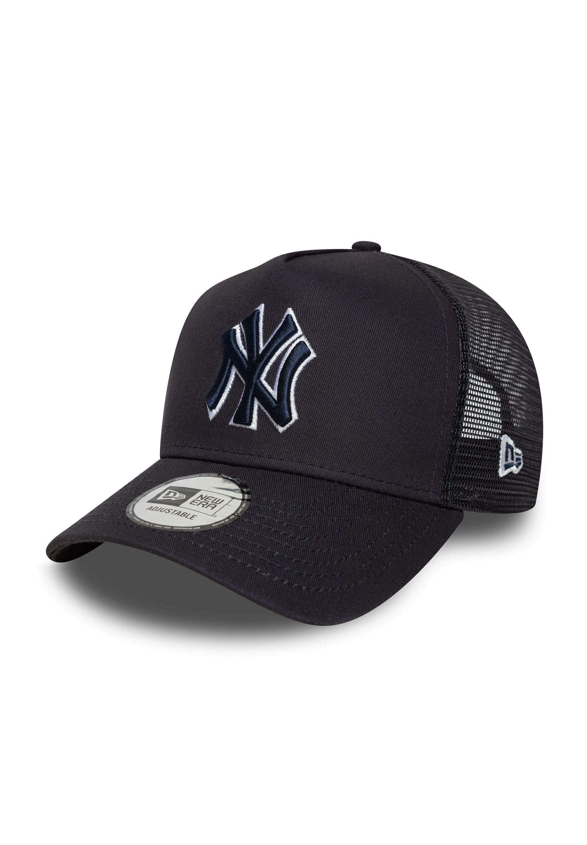 New Era Baseball Cap New York Yankees New Era A-Frame Trucker Cap Dunkelblau Tonal Weiß Out (1-St)