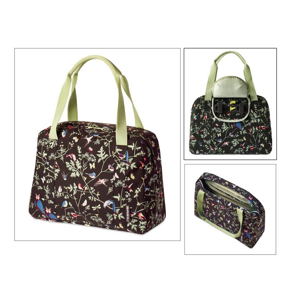 Basil Fahrradkorb Fahrradtasche "Wanderlust", mit Reißverschluss, 18 Liter