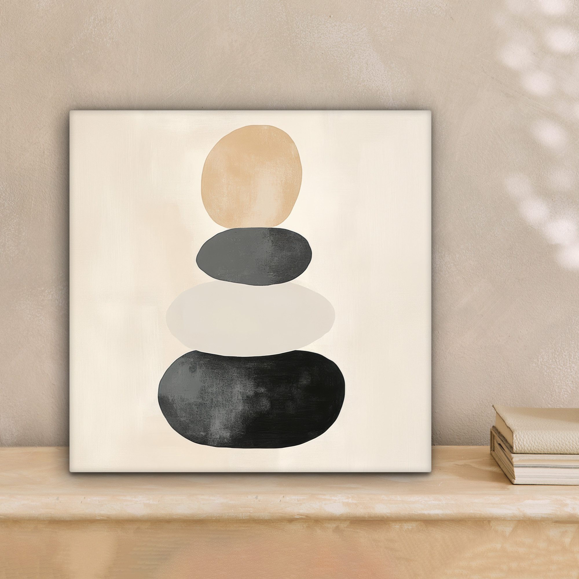 OneMillionCanvasses® Leinwandbild Japandi - Wabi sabi - Beige, Fotodruck (1 günstig online kaufen