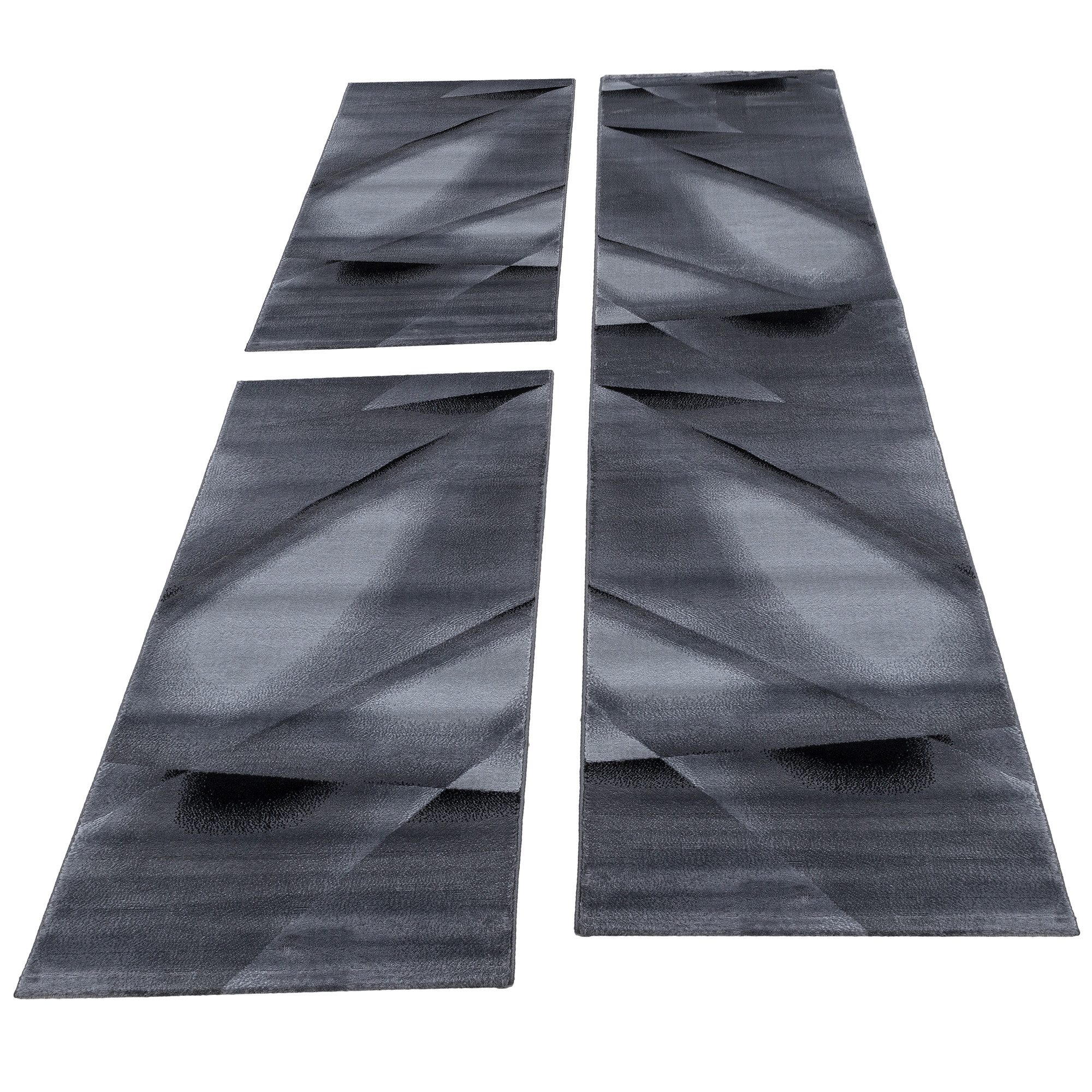SIMPEX24 Kurzflor-Bettumrandung Abstrakt Design, Höhe 12 günstig online kaufen