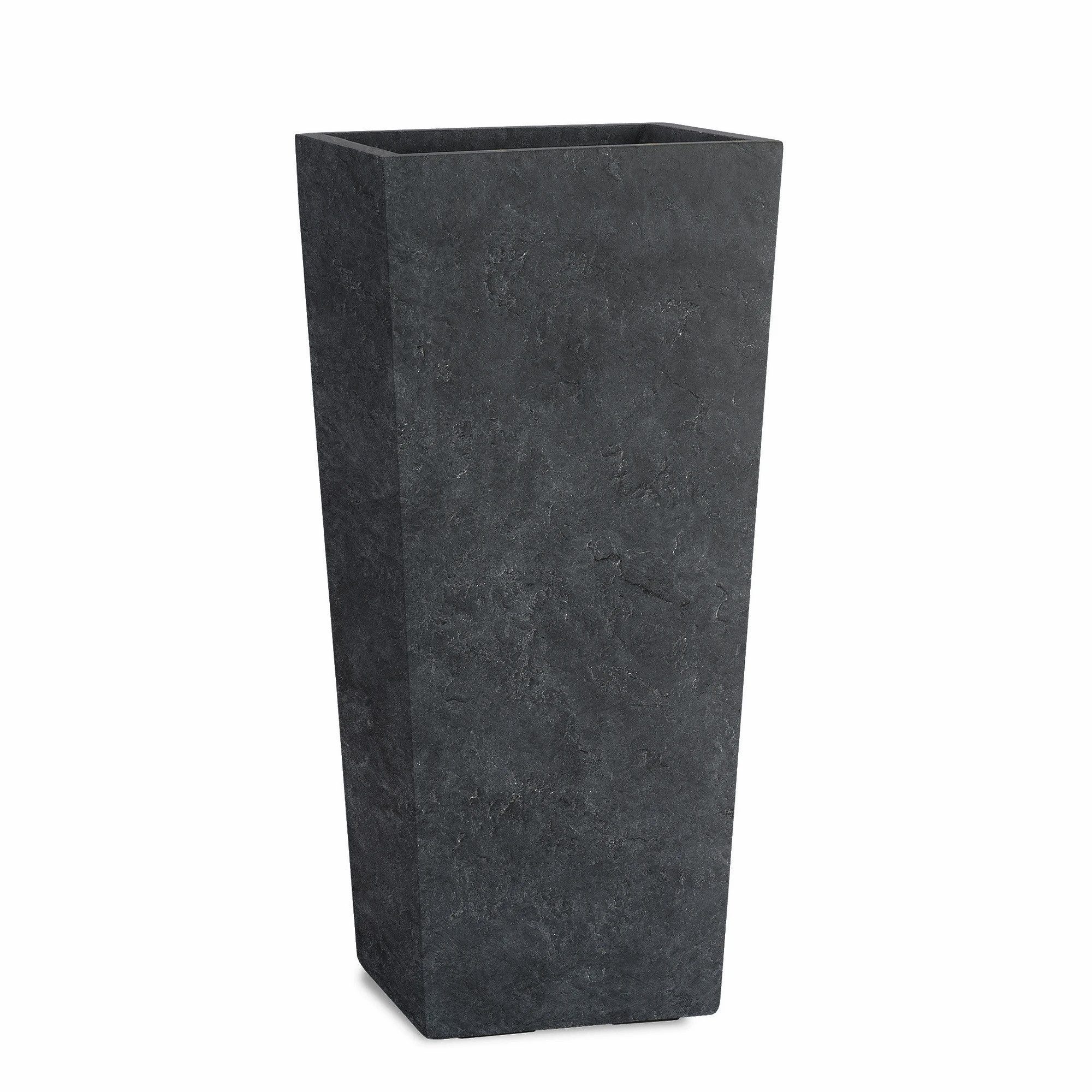 Pflanzwerk® Pflanzkübel CONIC Premium Blumenkübel Pflanzsäule Fiberglas mit Lotus-Effekt, Fiberglas - Handgefertigt - Rechteckig - Frostbeständig