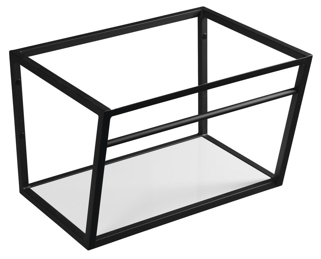 Sapho Ablageelement Konsole unter Waschbecken 600x400x460mm, schwarz matt, Sapho-SKA101