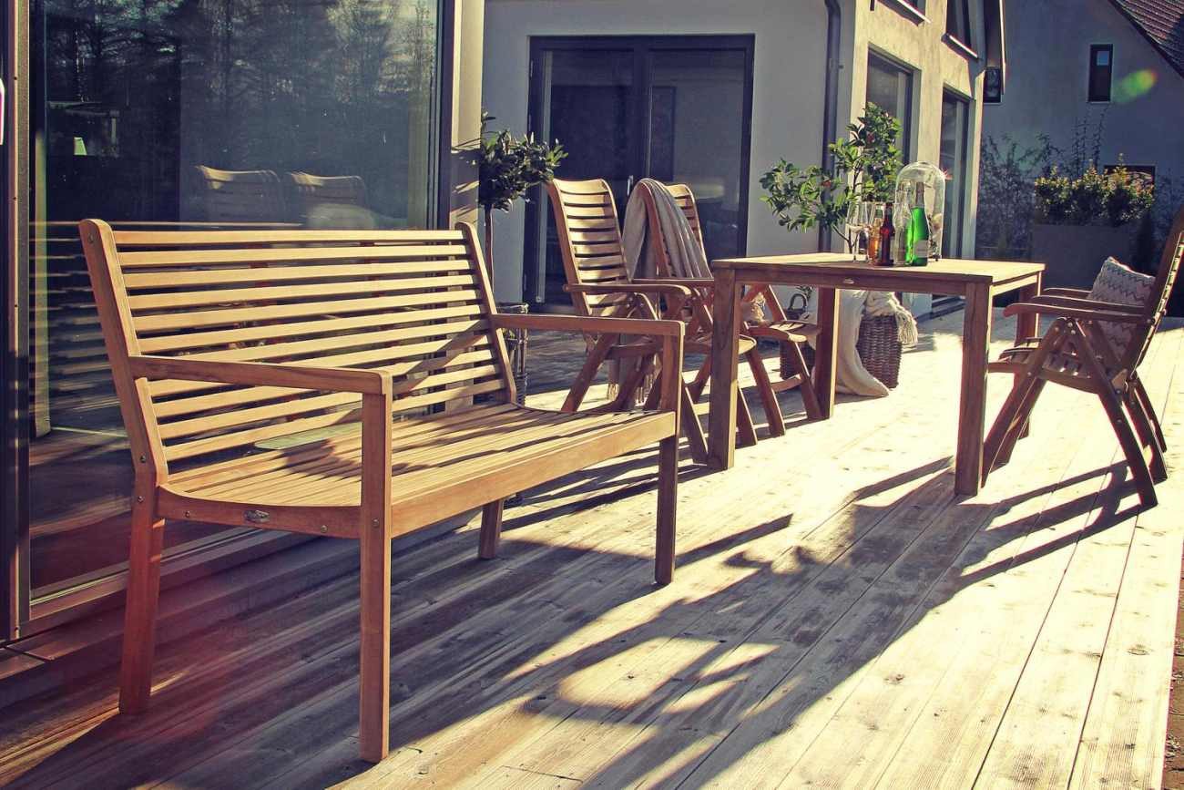 Brafab Gartenbank Canberra aus Teakholz