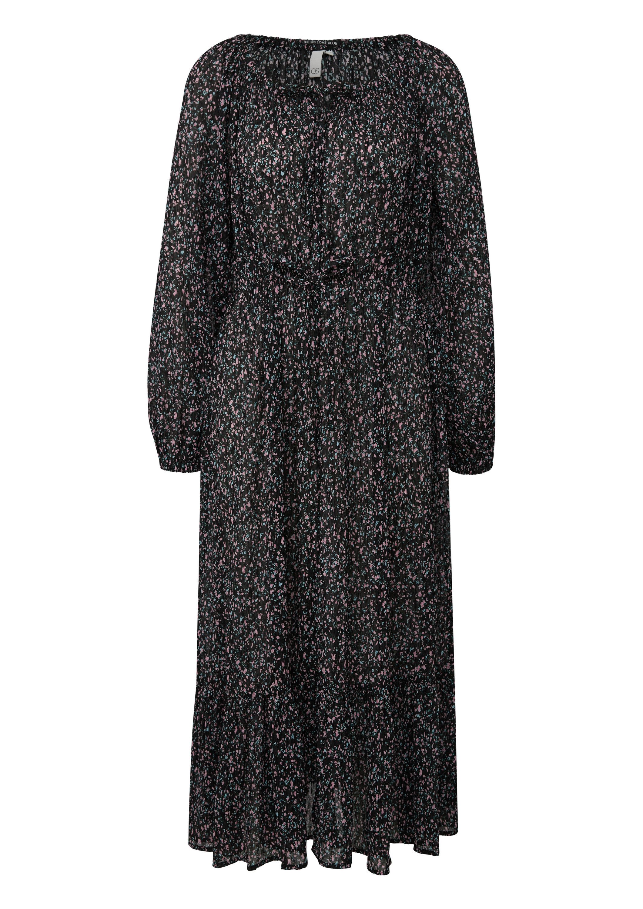 QS Midikleid Kleid Chiffonkleid