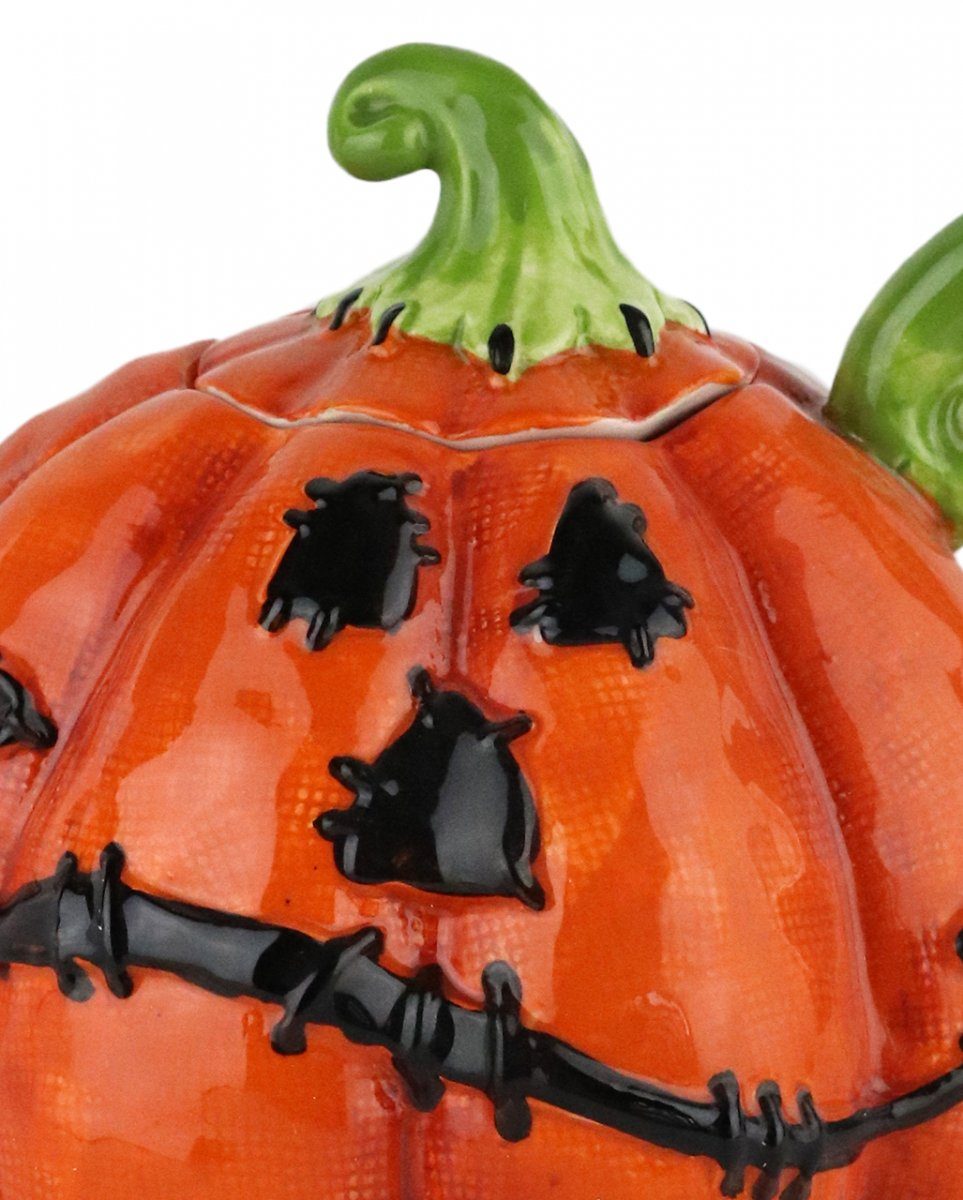 Horror-Shop Dekofigur Stitched Pumpkin als Tischdeko Teekanne