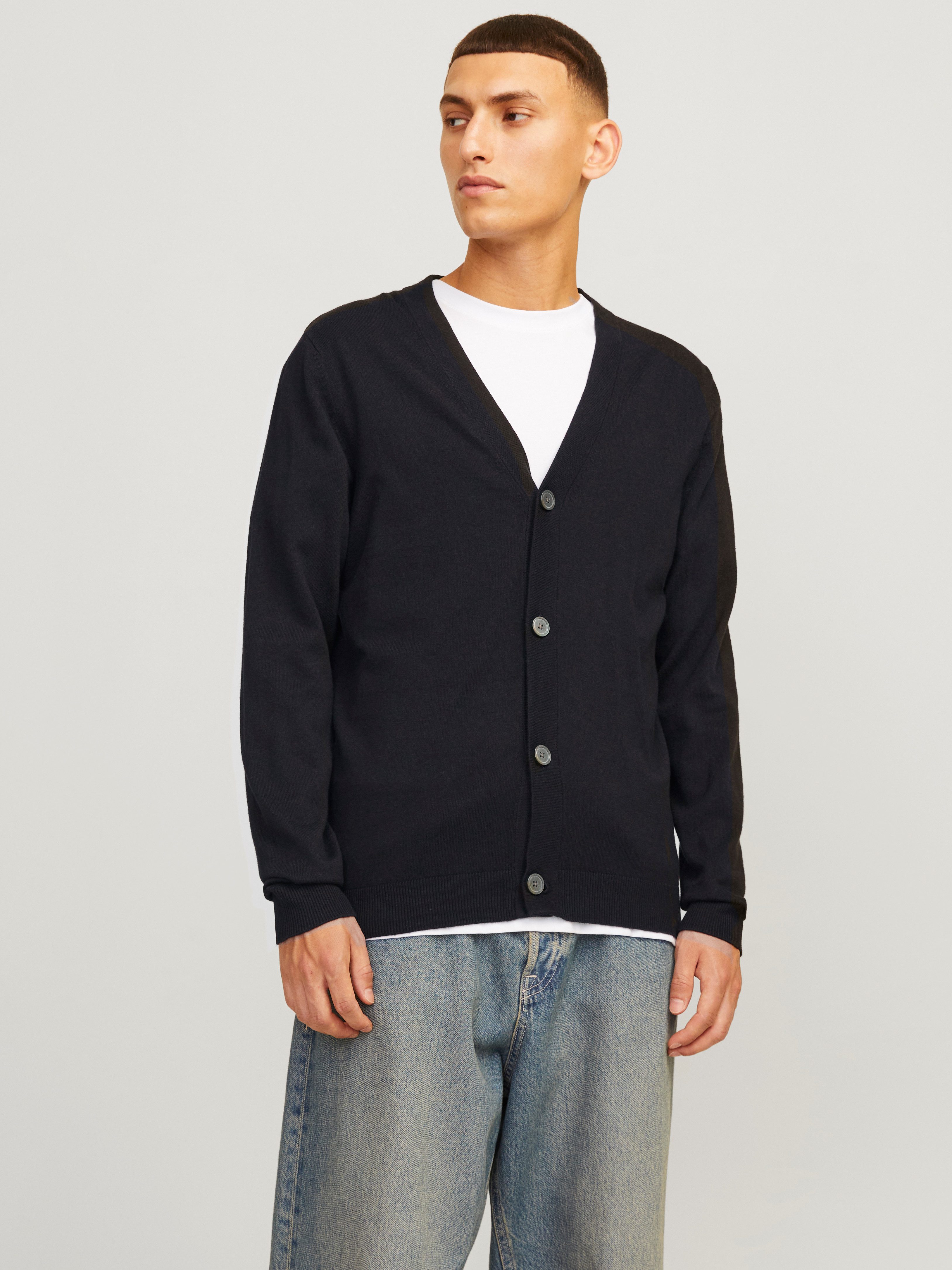Jack & Jones Strickjacke JJEEMIL KNIT BUTTON CARDIGAN NOOS günstig online kaufen