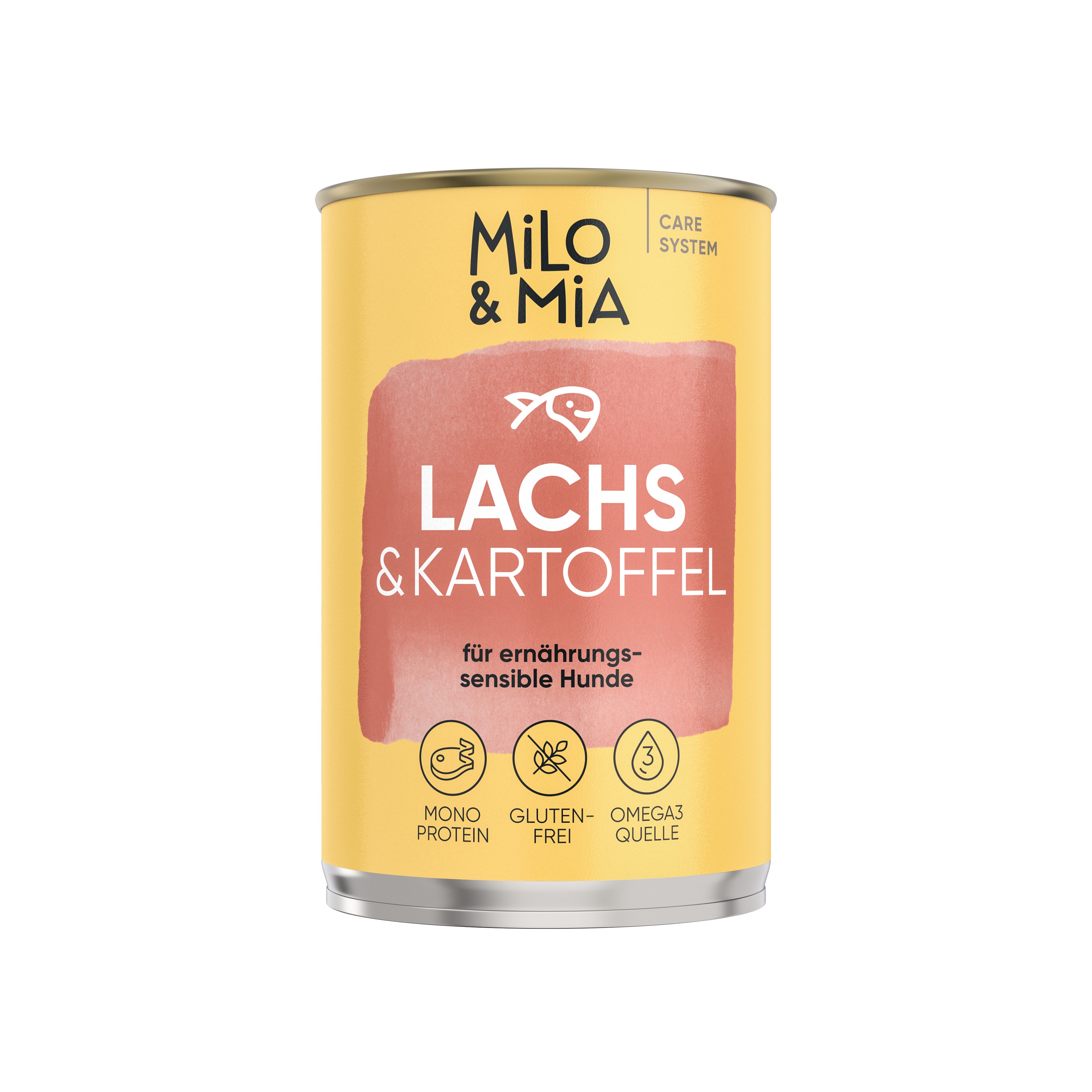 Milo & Mia Lachs & Kartoffel - Nassfutter für Hunde, Nassfutter für: Hunde