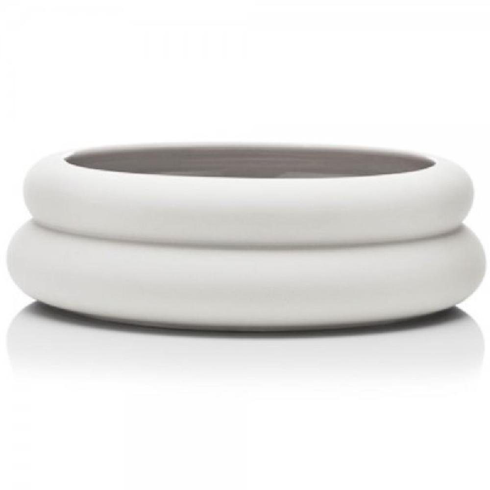 (39x12cm) Servierschale Soft Novoform Shape Off-White Design Schale