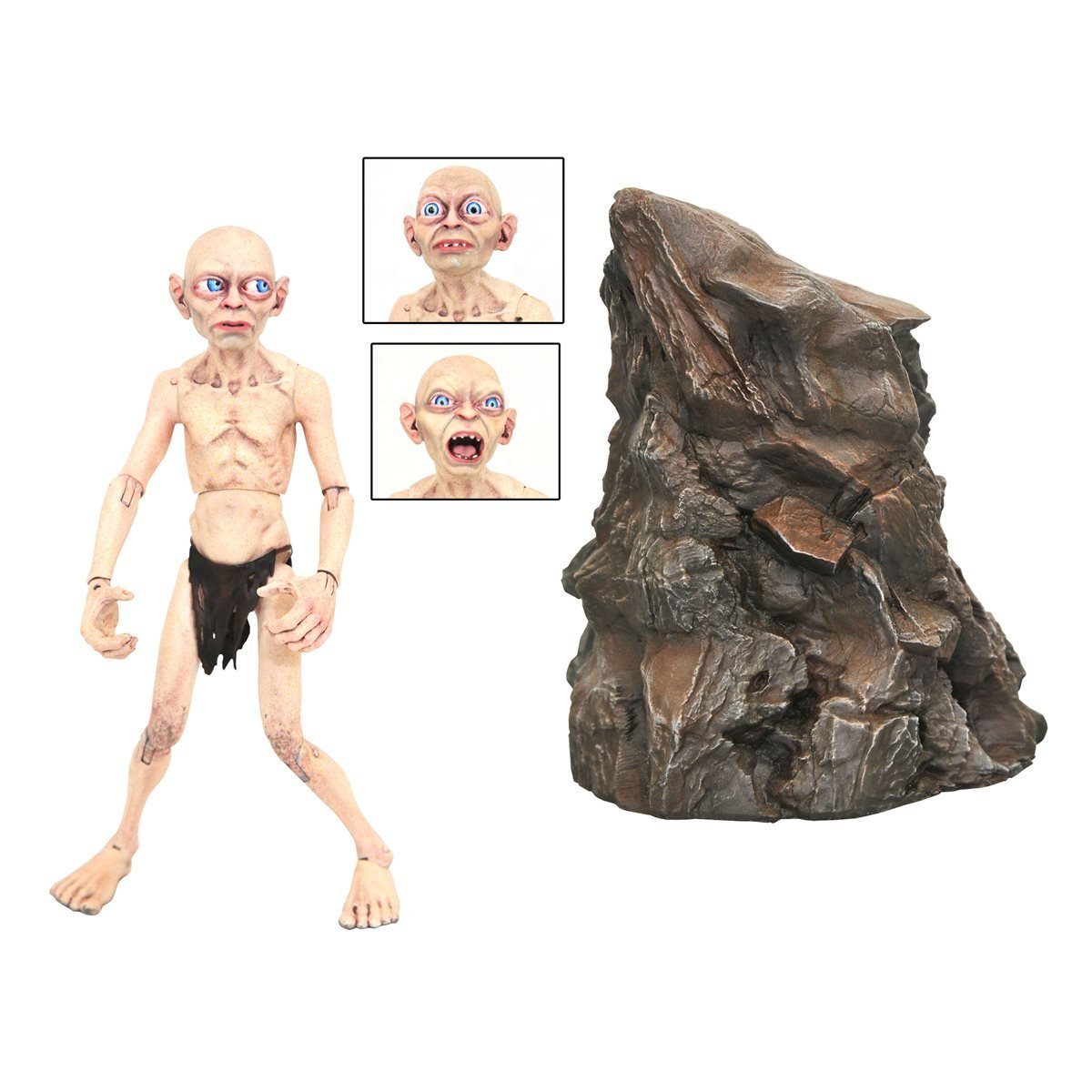 Diamond Select Toys Actionfigur The Lord of the Rings (Der Herr der Ringe) Deluxe Gollum Actionfigur