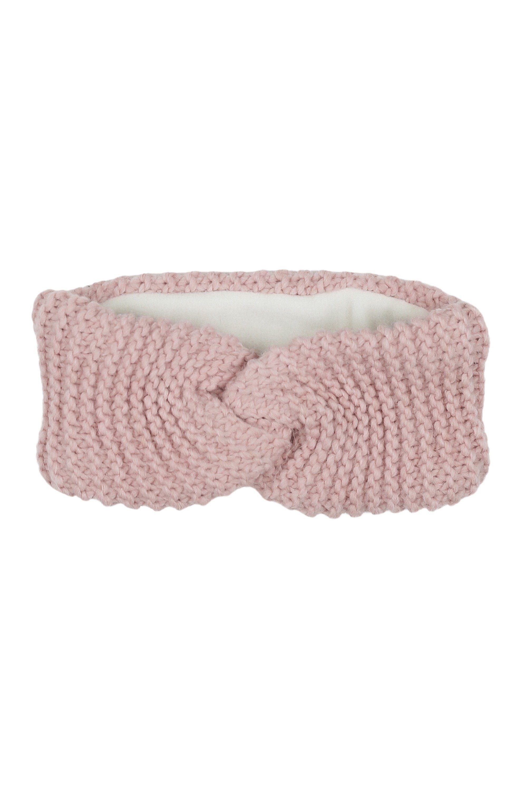 Stirnband Kuschelstrick COLLEZIONE ALESSANDRO rosa