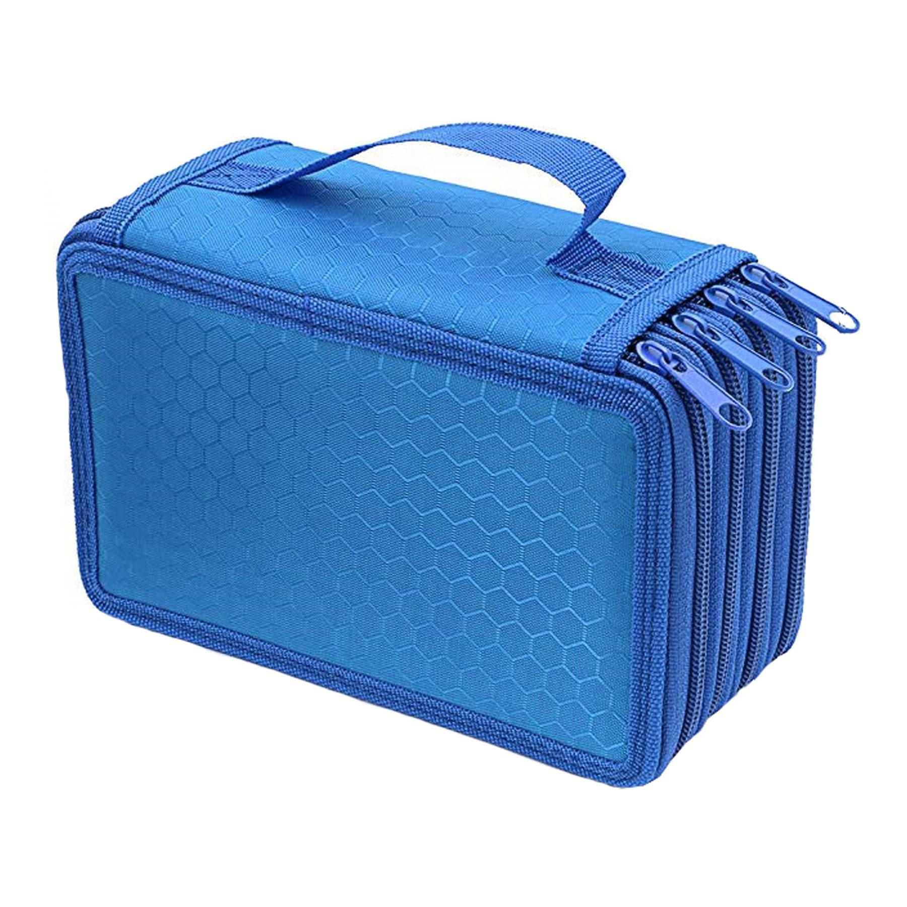 Mutig Federmäppchen Federtasche mit 72 Slots, hohe Kapazität, Bleistift-Organizer, (Federmappe aus Oxford-Stoff, tragbar und langlebig und wasserdicht, Großes Federmäppchen mit 4 Fächern, ideal für Büromaterial), Für Schüler, Jungen und Mädchen – ideal für Arbeit und Malerei