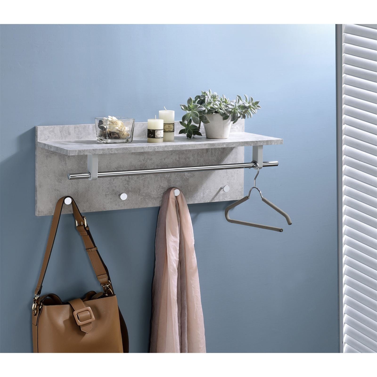 IDIMEX Garderobenhalter ULF, Wandgarderobe mit Kleiderhaken günstig online kaufen