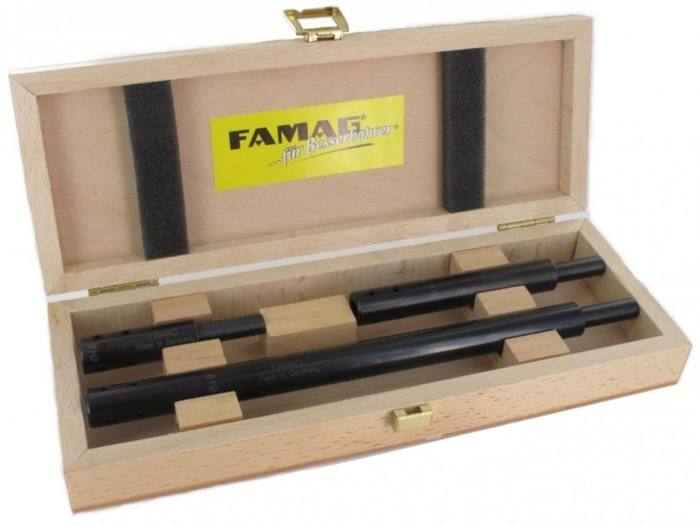 FAMAG Universalbohrer FAMAG 1639 3-teiliges Bohrer-Verlängerungs-Set ID 8mm, GL 80,125 250mm