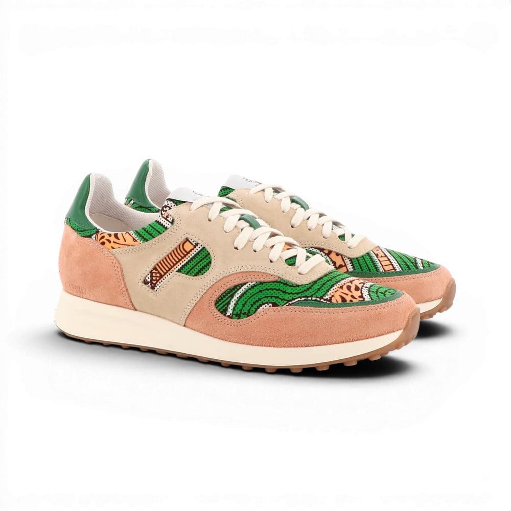 Panafrica Arusha Peach pfirsischorange/grün Damen Sneaker