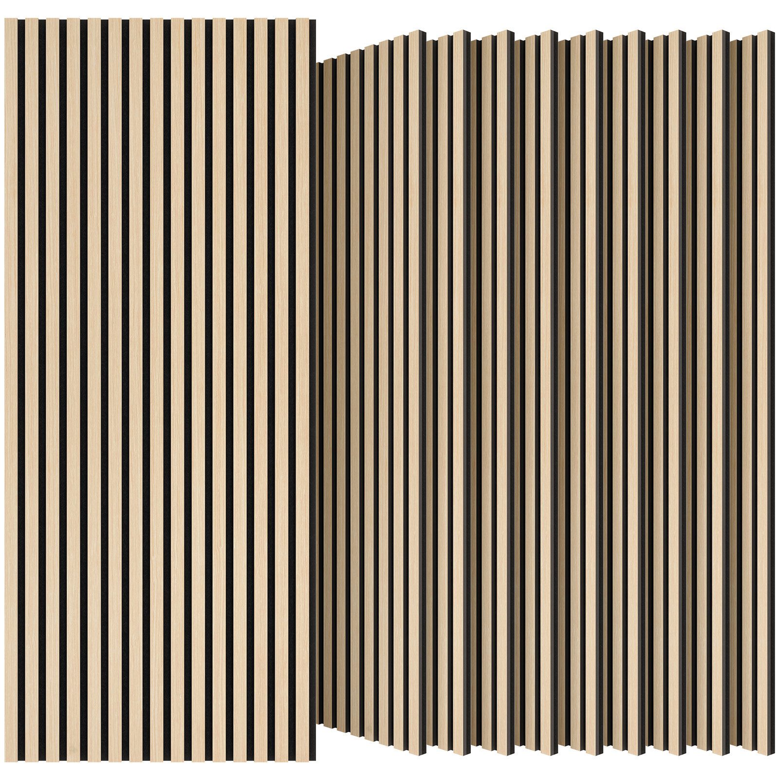 TONOR 3D Wandpaneel Akustikpaneele Holz, Wandpaneele Schallschutzplatten, Wandverkleidung, (10-tlg)