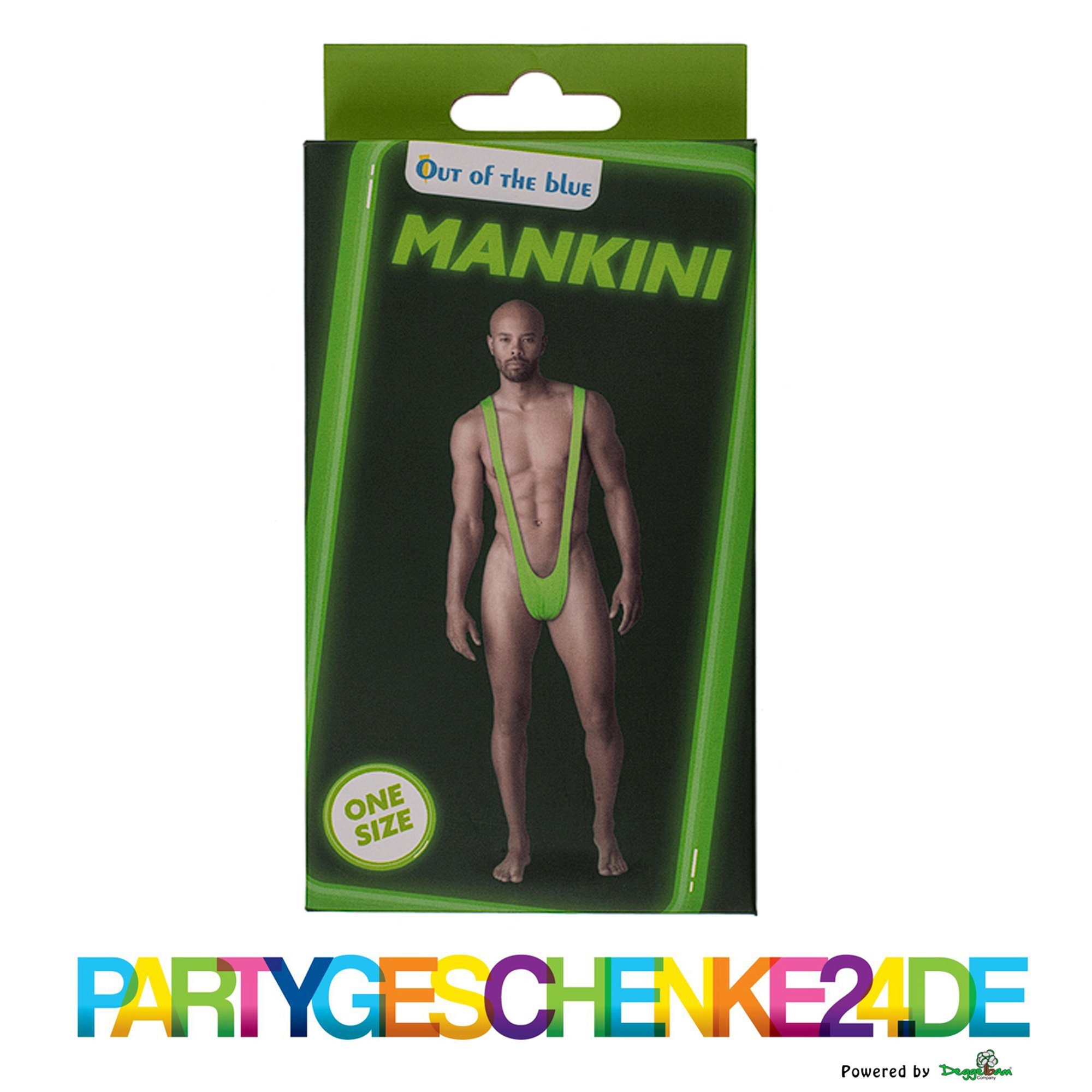 Deggelbam Badeanzug Borat Mankini Badeanzug für Männer mit Humor (Poolparty, Malle Party, Malorca, Beachparty, Love Parade, Für JGA Junggesellenabschied) witzige Geschenkidee für deinen Kumpel
