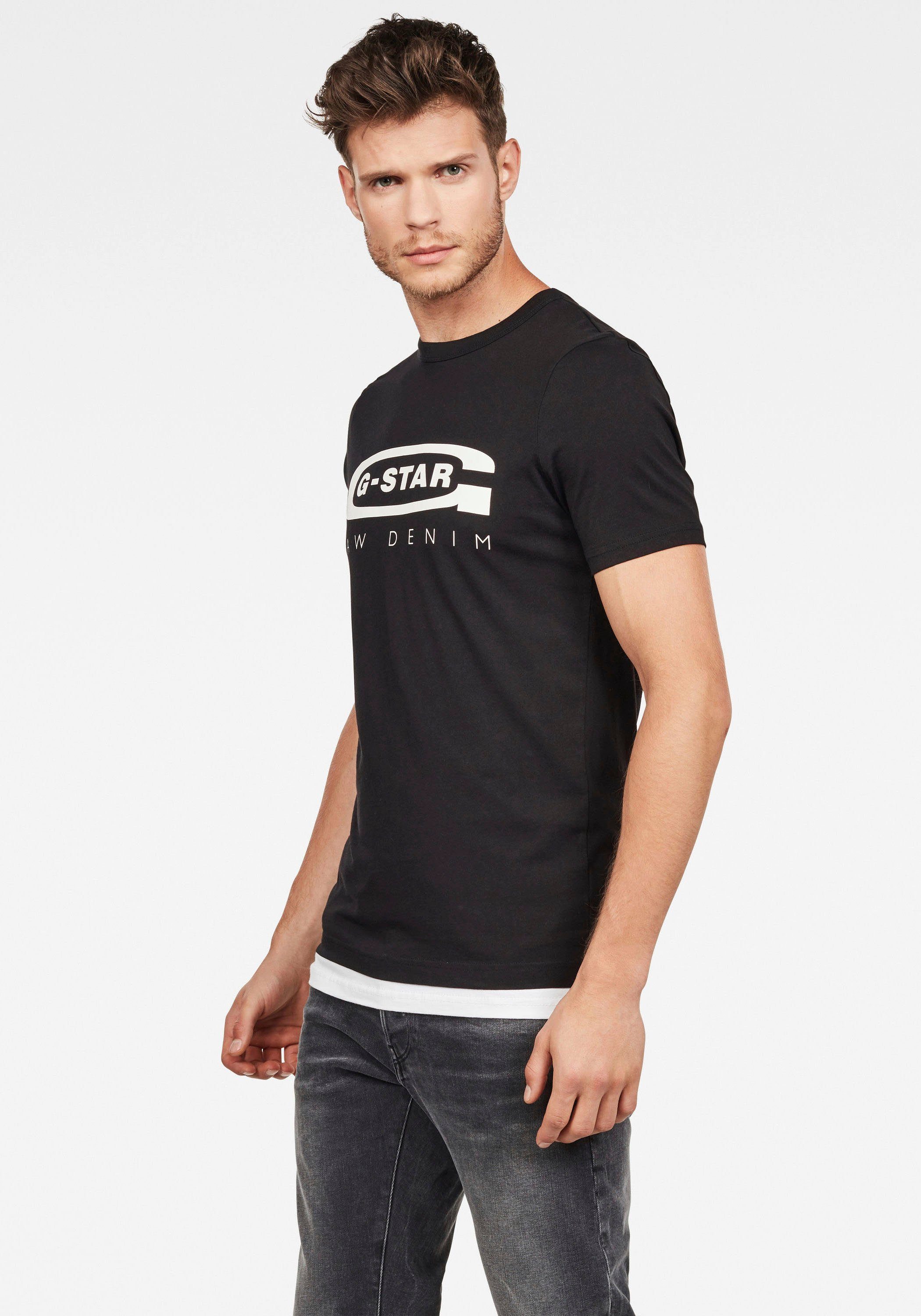 G-Star RAW Rundhalsshirt Graphic 4 black dk