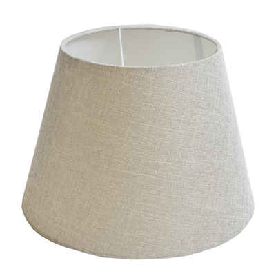 B&S Lampenschirm »Lampenschirm kegelförmig aus Stoff H 23 x Ø 32.5 cm für Tisch - Stehlampen«