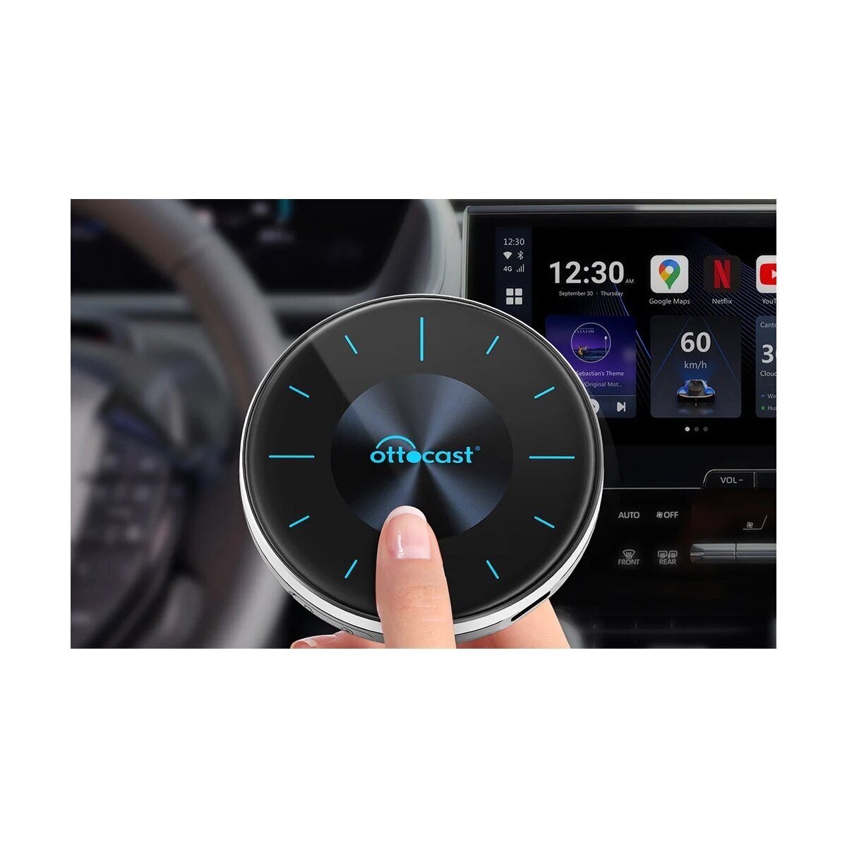 OTTOCAST Ottocast PCS46 OtooAiBox P3 Adapter Android Schwarz Auto-Adapter