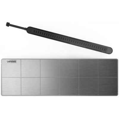 Lenovo Go USB-C Wireless Charging Kit - Ladematte - silber Notebook-Ladegerät