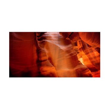 Läufer Teppich Vinyl Flur Küche Antelope Canyon funktional lang, Bilderdepot24, Läufer - orange glatt