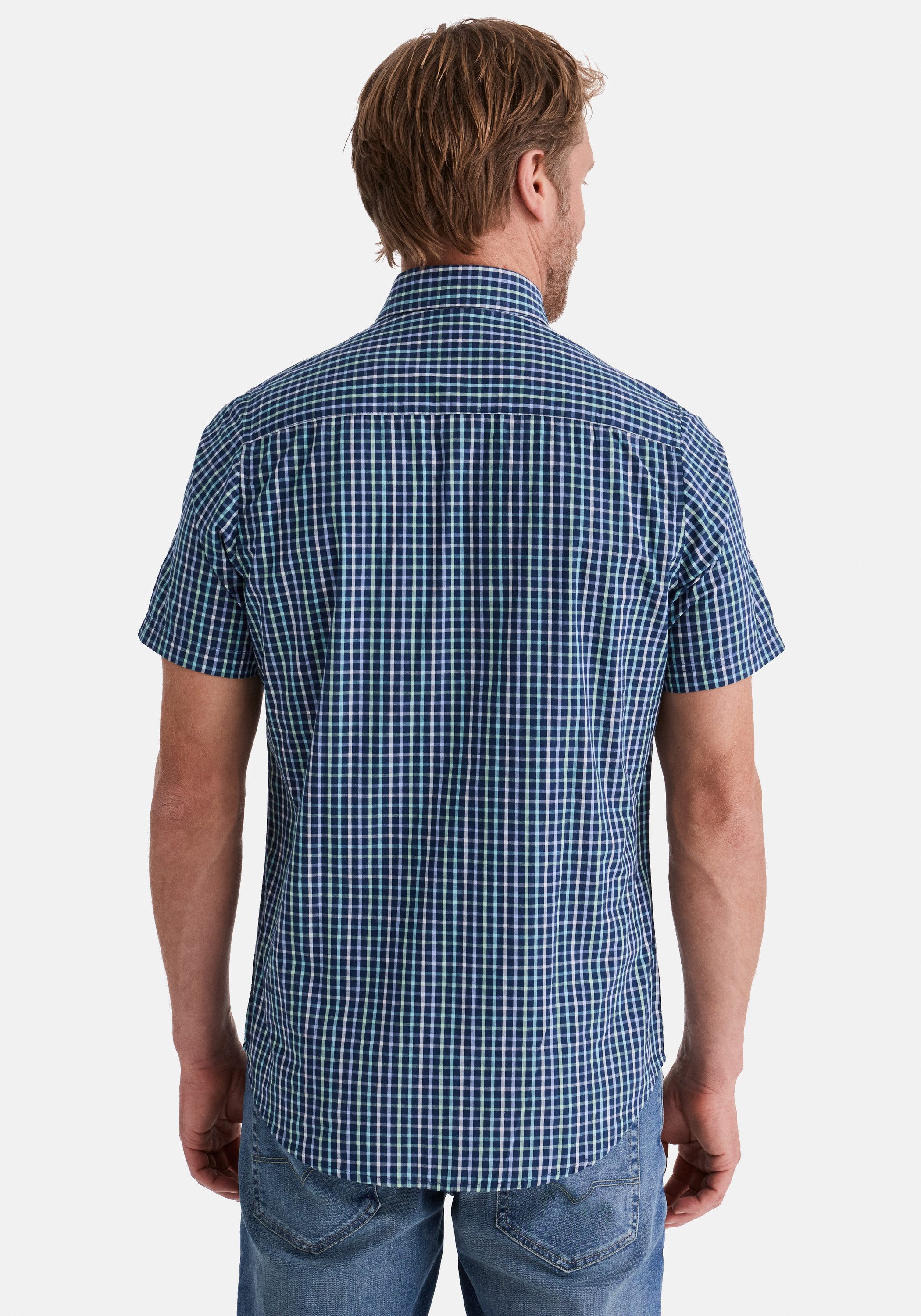 Stooker Men Kurzarmhemd HUDSON Kurzarm-Hemd Stooker HUDSON Herren Kurzarmhemd Regular Fit