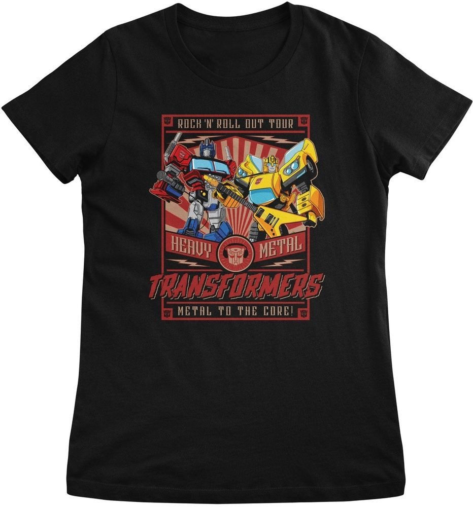 Transformers T-Shirt Rock 'n Roll Out Tour Girly Tee