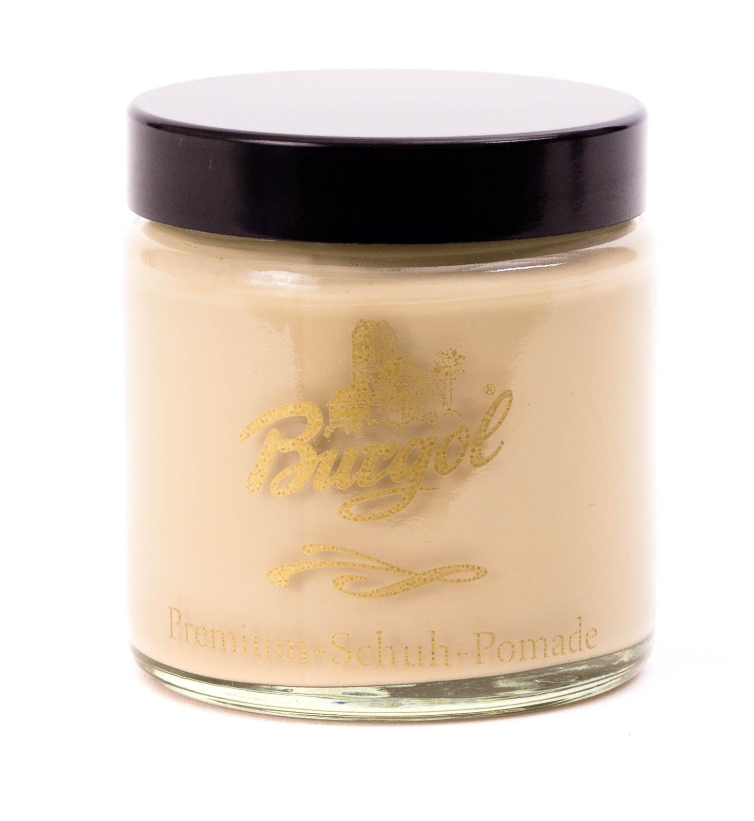 Burgol Reinigungsbürste BURGOL Premium Schuh Pomade 100ml BEIGE